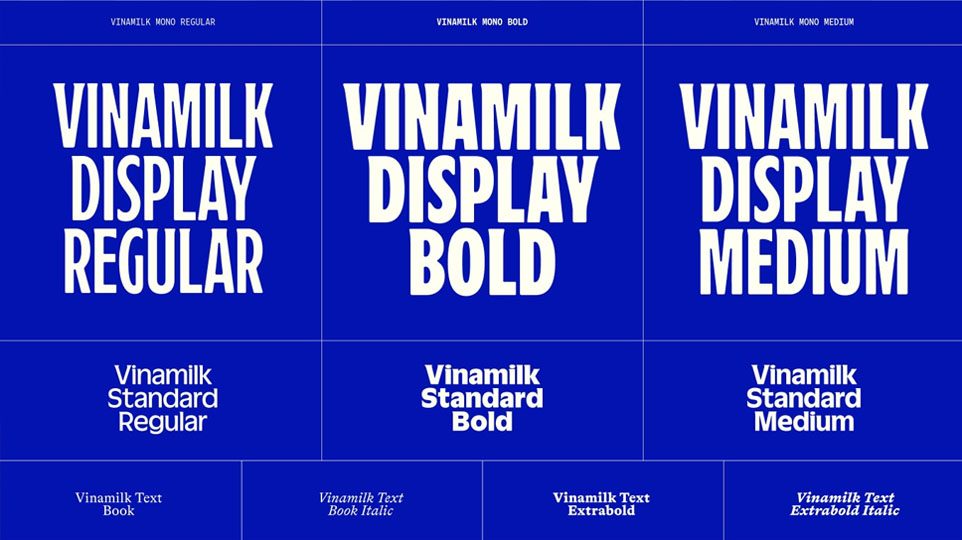 Font chữ vinamilk